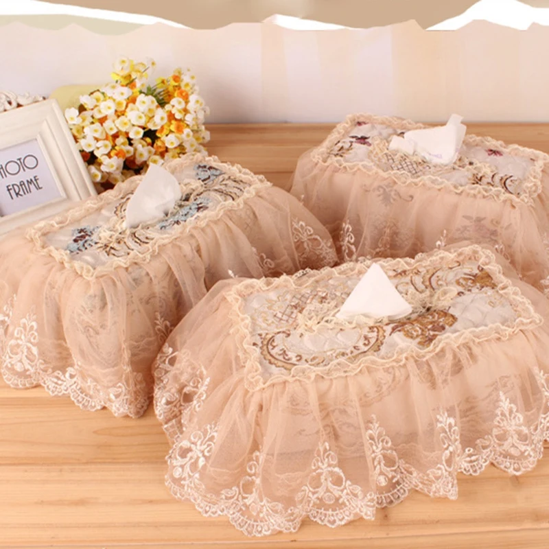 Embroidery Style Tissue Box Pumping Paper Towels Box Cover Bathroom Ware Mary Pastoral Lace Fabric Cover
Embroidery Style Tissue Box Pumping Paper Towels Box Cover Bathroom Ware Mary Pastoral Lace Fabric Cover