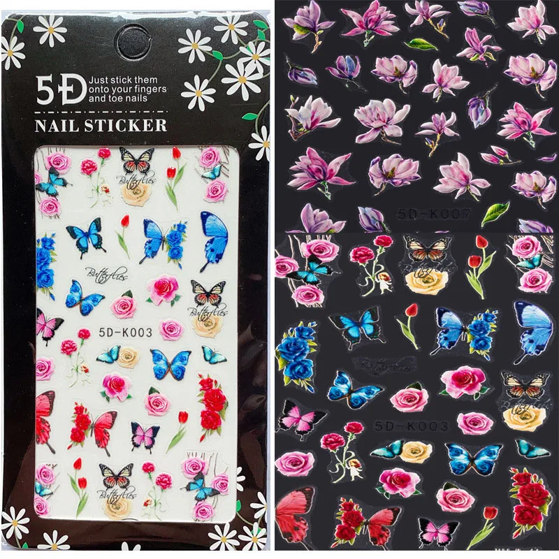5D Nail Stickers Embossed Engraved Nail Sticker Charm Desgin Self-Adhesive Nail Transfer Sliders Wraps Manicures Foils DIY
5D Nail Stickers Embossed Engraved Nail Sticker Charm Desgin Self-Adhesive Nail Transfer Sliders Wraps Manicures Foils DIY