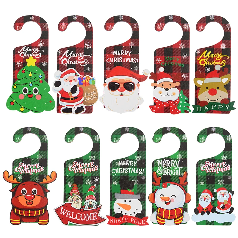 Christmas Doorknob Decoration Cartoon Santa Claus Elk Hanging Ornaments Merry Christmas Decor For New Year Supplies 2024
Christmas Doorknob Decoration Cartoon Santa Claus Elk Hanging Ornaments Merry Christmas Decor For New Year Supplies 2024