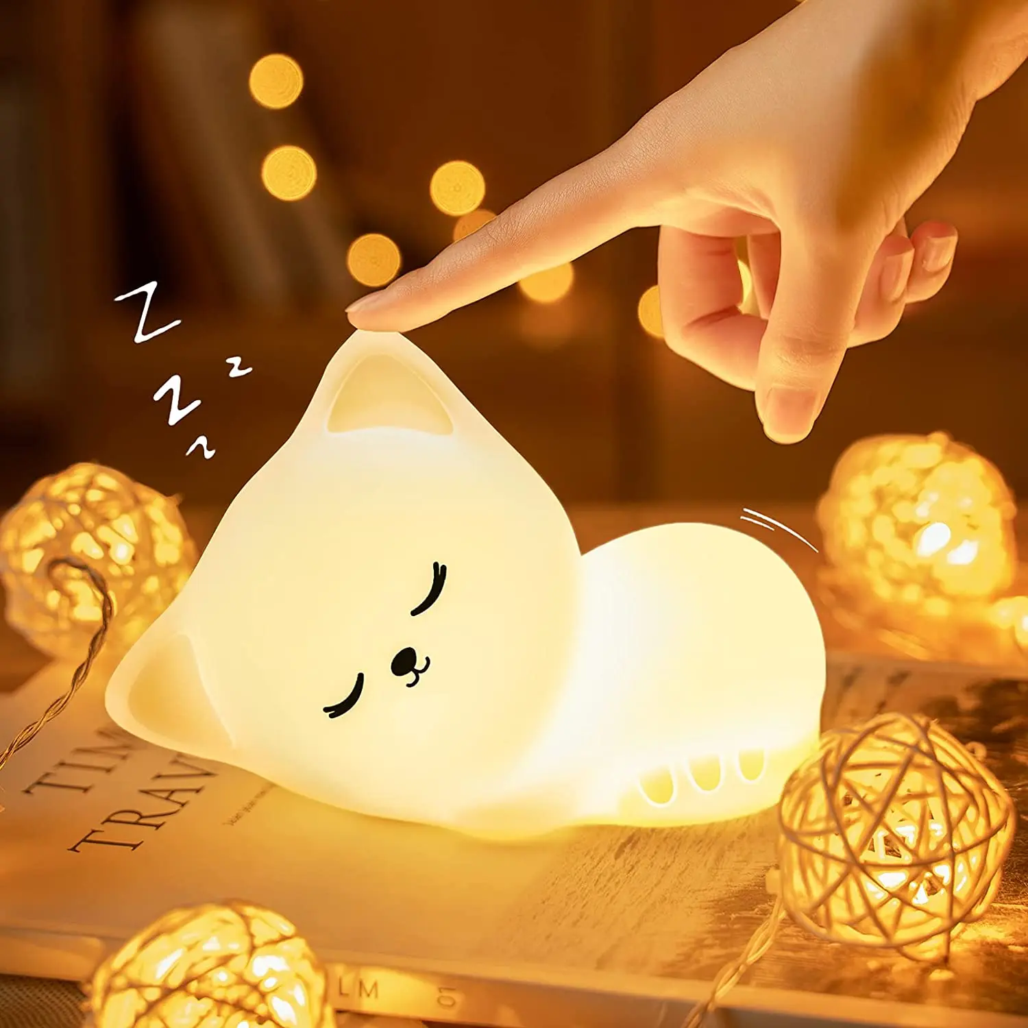 Night Light for Bedroom 7 Colors Cute Cat Desk Lamp Kids Room Led Lamp USB Charging for Children Boys Girls Desktop Decor
Night Light for Bedroom 7 Colors Cute Cat Desk Lamp Kids Room Led Lamp USB Charging for Children Boys Girls Desktop Decor