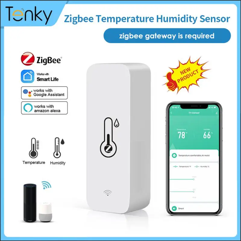 Умный датчик влажности и температуры Tuya Zigbee, комнатный гигрометр, термометр, детектор, переключатель ℃ или ℉, работает с Alexa Google Home
Умный датчик влажности и температуры Tuya Zigbee, комнатный гигрометр, термометр, детектор, переключатель ℃ или ℉, работает с Alexa Google Home