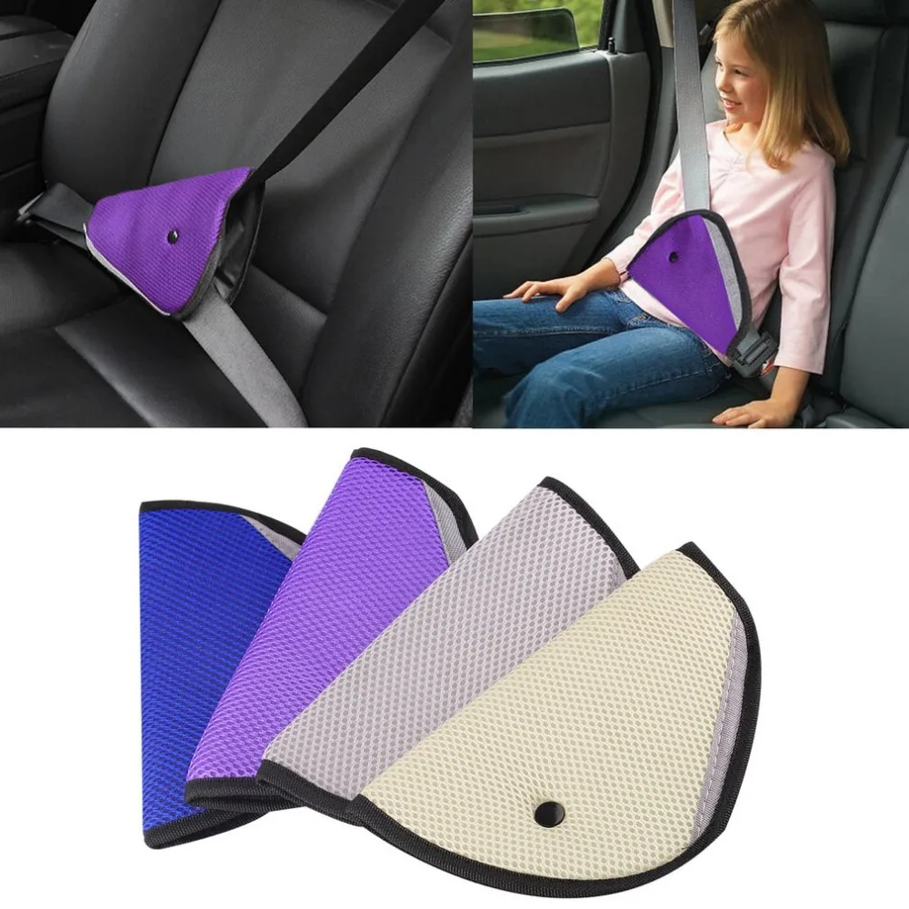 

New Breathable Baby Kid Car Safety Belt Adjust Device Child Safety Cover Shoulder Harness Strap Adjuster Kids Seat Belt Clips