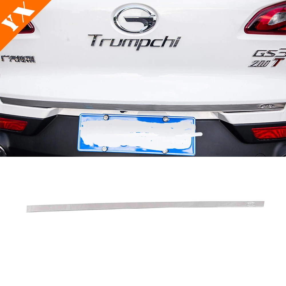 Tailgate Rear Bottom Red&Blue Label Cover Molding Stainless Back Door Trim Car Protect Accessories For Trumpchi GS3 2017-2020
Tailgate Rear Bottom Red&Blue Label Cover Molding Stainless Back Door Trim Car Protect Accessories For Trumpchi GS3 2017-2020