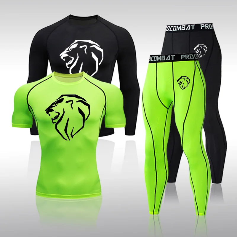 Men's Running Set Gym Legging Underwear Compression Fitness MMA Rashguard Male Quick-Drying Tights Track Suit Running Set
Men's Running Set Gym Legging Underwear Compression Fitness MMA Rashguard Male Quick-Drying Tights Track Suit Running Set