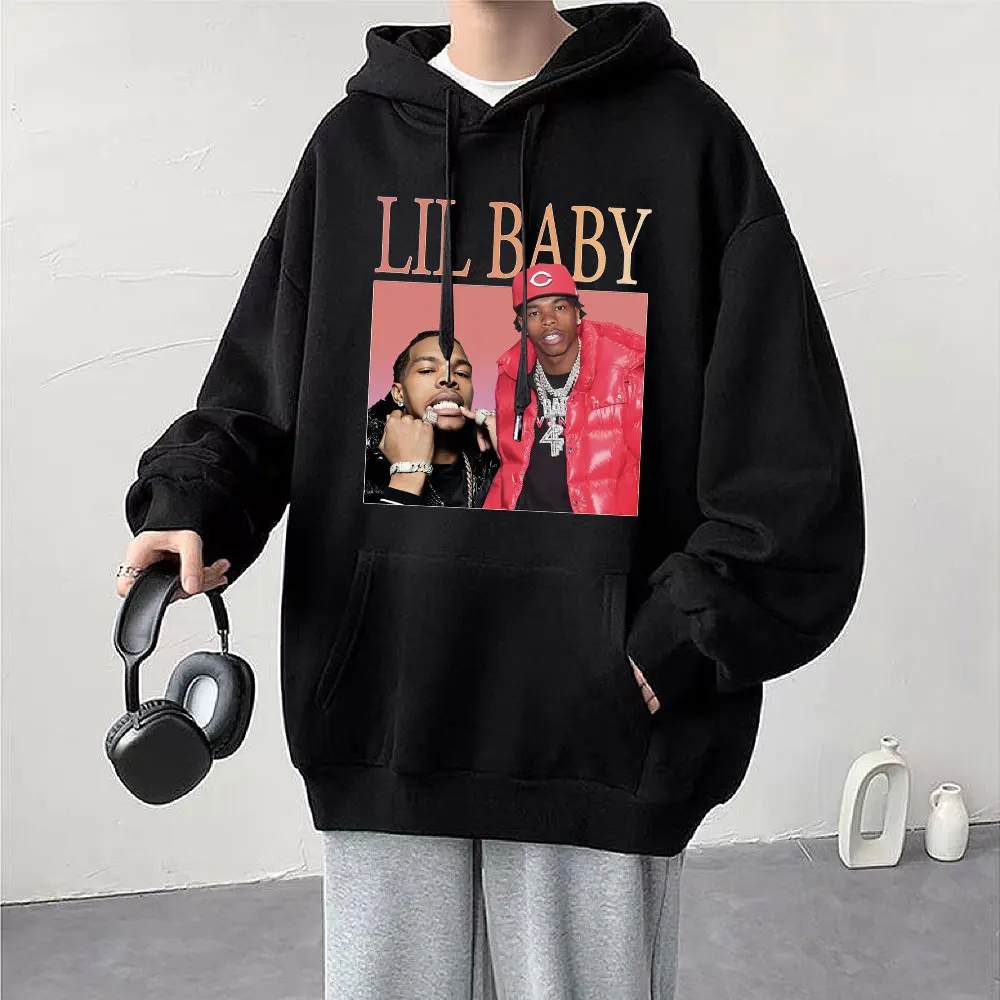 Модные худи Lil Baby Rapper в стиле хип-хоп для мужчин и женщин, уютная флисовая толстовка, Повседневный пуловер оверсайз в стиле Харадзюку, уличная одежда, худи
Модные худи Lil Baby Rapper в стиле хип-хоп для мужчин и женщин, уютная флисовая толстовка, Повседневный пуловер оверсайз в стиле Харадзюку, уличная одежда, худи