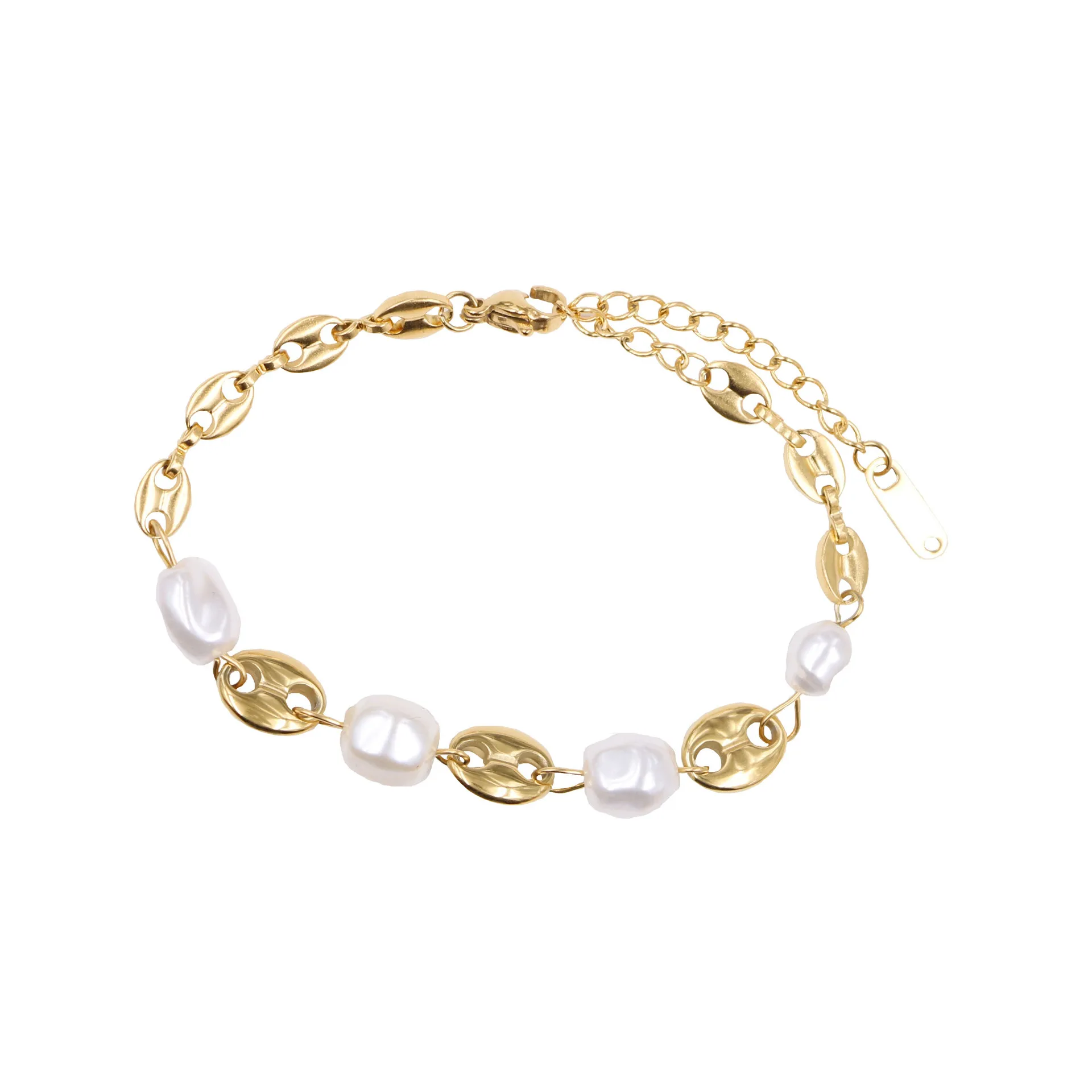 2022 New Stainless Steel Pig Nose Coffee Bean Natural Freshwater Pearl Bracelet for Men Women Fine Kpop Encanto Jewelry Gift
2022 New Stainless Steel Pig Nose Coffee Bean Natural Freshwater Pearl Bracelet for Men Women Fine Kpop Encanto Jewelry Gift