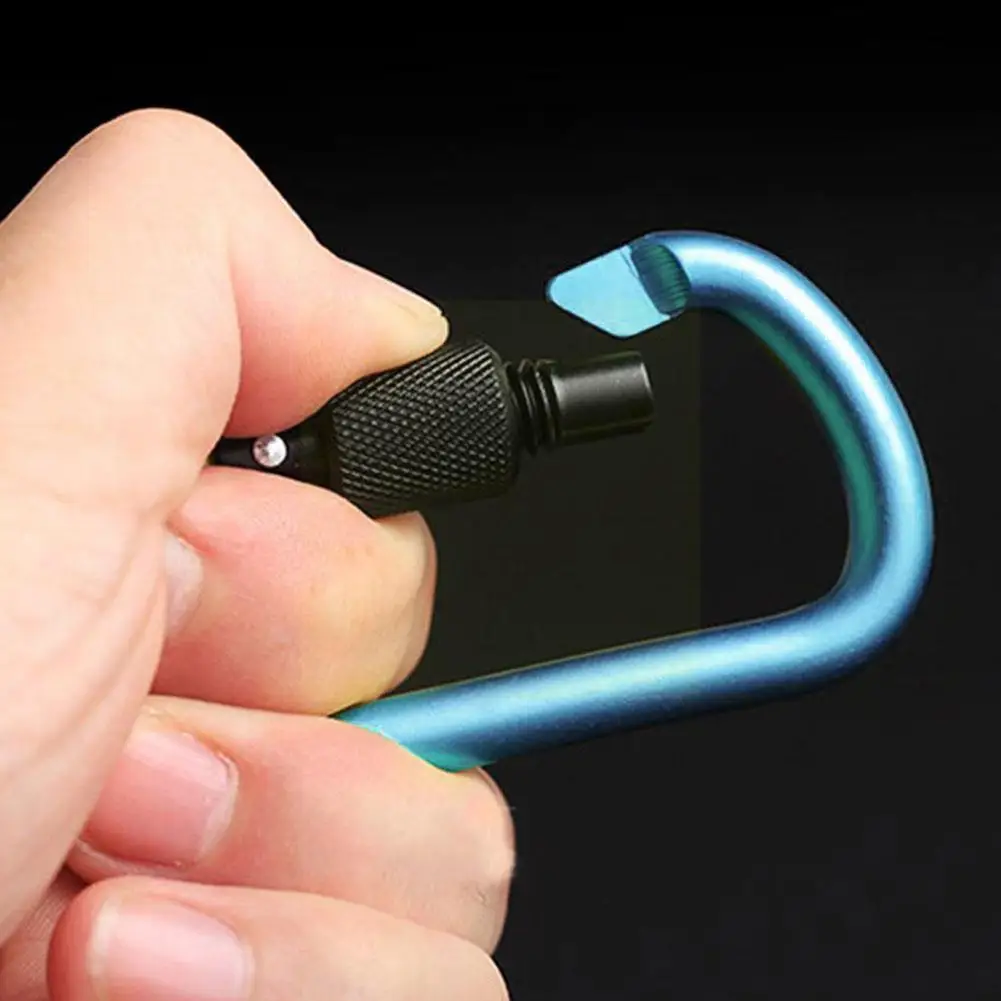 3 шт., D-образный карабин из алюминиевого сплава
3 шт., D-образный карабин из алюминиевого сплава