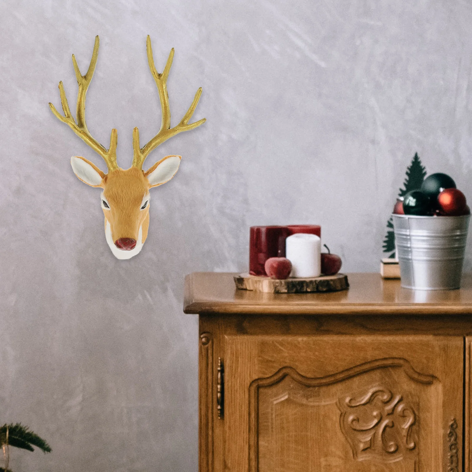 Home Decor Elk Christmas Decorations For Table Deer Cabinets Decors Figurines Head Ornament
Home Decor Elk Christmas Decorations For Table Deer Cabinets Decors Figurines Head Ornament