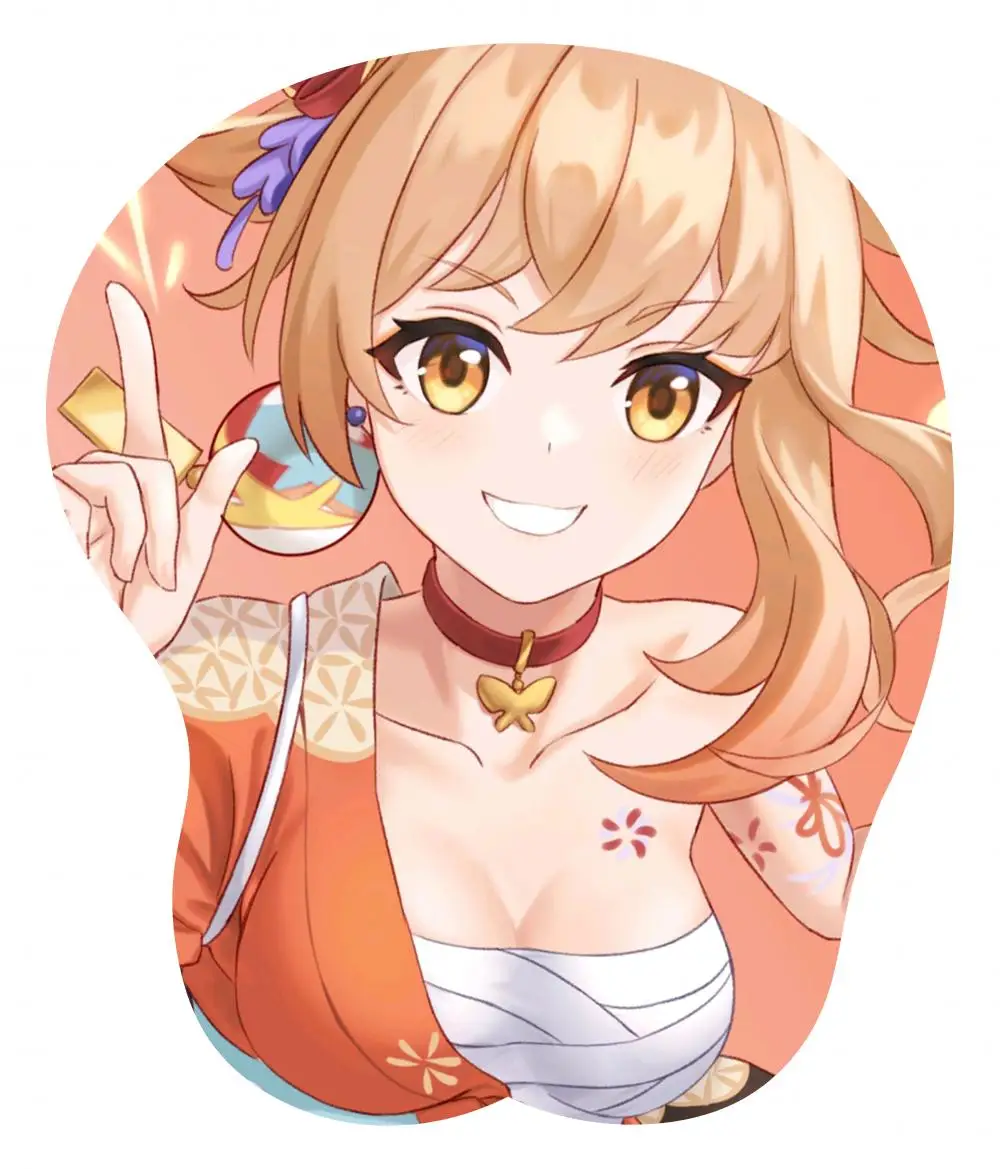 Коврик для мыши Genshin Impact naganoхара Yoimiya, 3D коврик для мыши, силиконовый защитный коврик для запястья, аксессуары для косплея, подарки Otaku
Коврик для мыши Genshin Impact naganoхара Yoimiya, 3D коврик для мыши, силиконовый защитный коврик для запястья, аксессуары для косплея, подарки Otaku