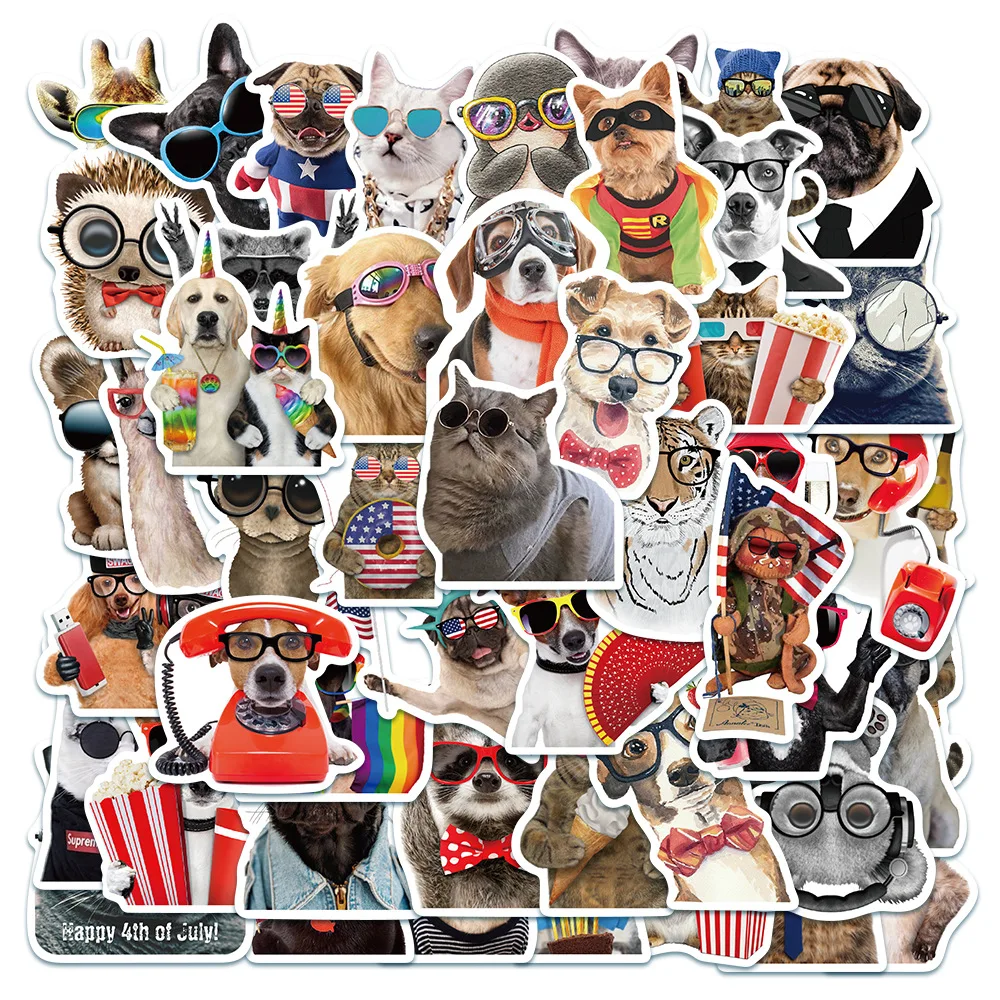 50pcs/set cute and personalized animal stickers glasses laptop car battery body helmet stickers
50pcs/set cute and personalized animal stickers glasses laptop car battery body helmet stickers