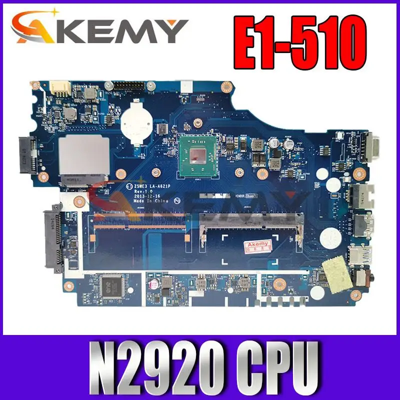 Z5WE3 LA-A621P для ACER aspire E1-510 Материнская плата ноутбука NBC3A11001 NB.C3A11.001 SR1SF N2920 CPU 100% рабочий
Z5WE3 LA-A621P для ACER aspire E1-510 Материнская плата ноутбука NBC3A11001 NB.C3A11.001 SR1SF N2920 CPU 100% рабочий