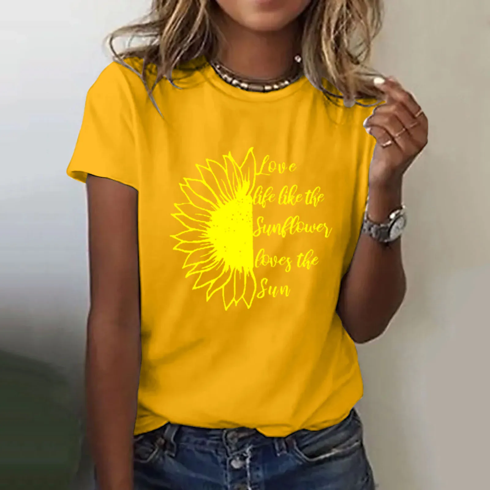 Women Long Sleeve T Shirt Women Sunflower Summer T Shirt Loose Blouse Tops Girl Short Sleeve Violet Dress Women
Women Long Sleeve T Shirt Women Sunflower Summer T Shirt Loose Blouse Tops Girl Short Sleeve Violet Dress Women