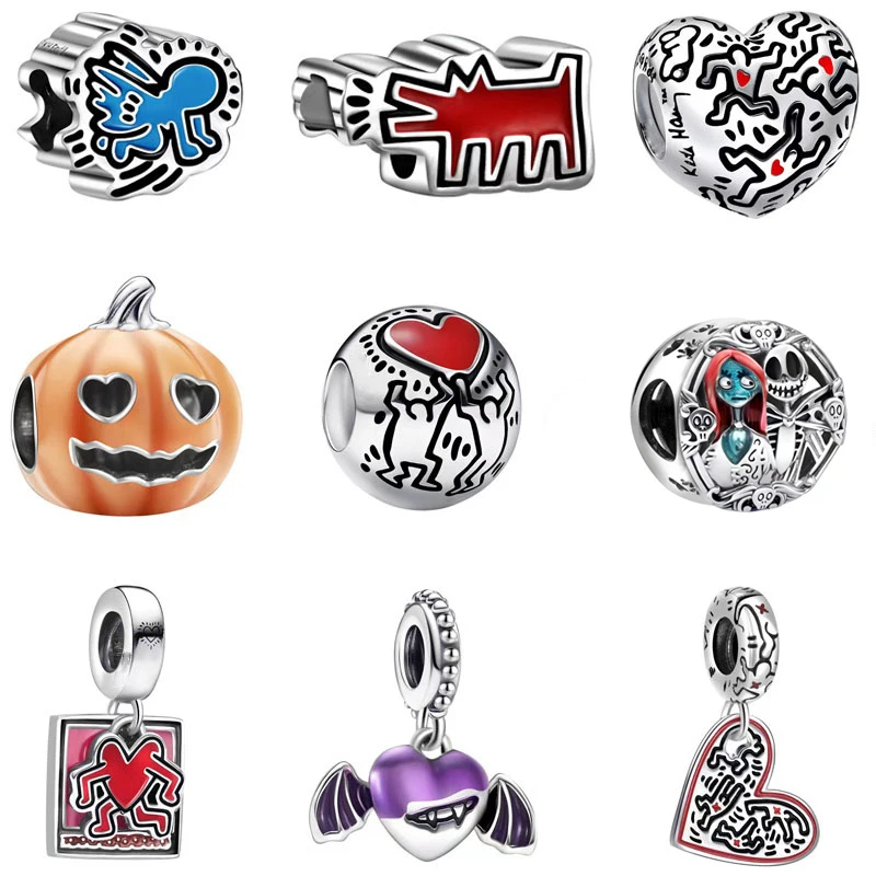 New Fashion Charm Original Pumpkin Angel Love Graffiti Beads Suitable for the original Pandora Lady Bracelet Jewelry Gift
New Fashion Charm Original Pumpkin Angel Love Graffiti Beads Suitable for the original Pandora Lady Bracelet Jewelry Gift