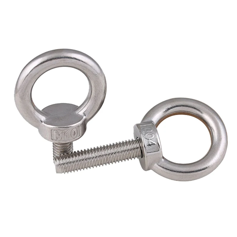 SS304 Metric Thread M3-M24 Lifting Eye Hook Nuts Shouldered Screw Eye Ring Bolts
SS304 Metric Thread M3-M24 Lifting Eye Hook Nuts Shouldered Screw Eye Ring Bolts