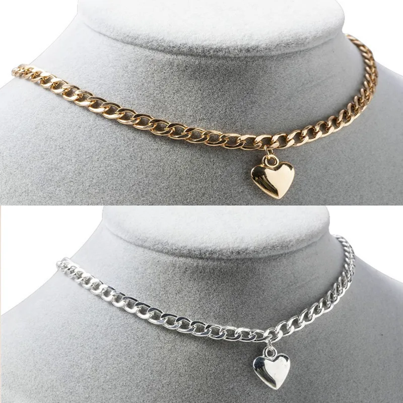 New Retro Punk European And American Ins Heart-Shaped Pendant Metal Texture Exaggerated Thick Chain Hip Hop Fan Necklace
New Retro Punk European And American Ins Heart-Shaped Pendant Metal Texture Exaggerated Thick Chain Hip Hop Fan Necklace