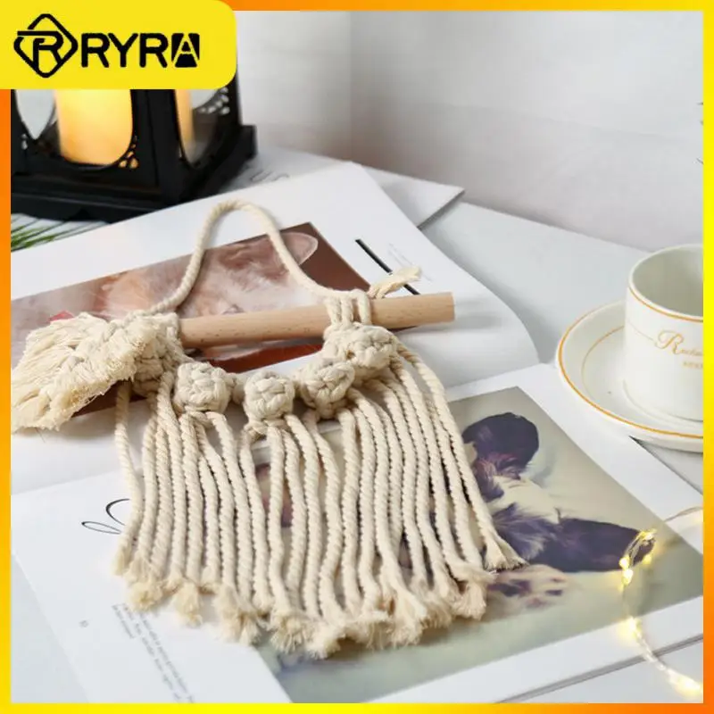 Woven Tapestry Hand-woven Pendant Wall Hanging Art Bohemian Crafts Macrame Decoration Home Bedroom Decoration Tapestry
Woven Tapestry Hand-woven Pendant Wall Hanging Art Bohemian Crafts Macrame Decoration Home Bedroom Decoration Tapestry
