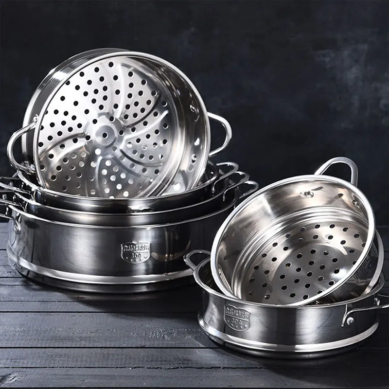 Steel Food Steamer For Dumplings With Double Ear Rice Cooker Steaming Grid Pot Drain Basket 304 Stainless Kitchen Cooking Tools
Steel Food Steamer For Dumplings With Double Ear Rice Cooker Steaming Grid Pot Drain Basket 304 Stainless Kitchen Cooking Tools