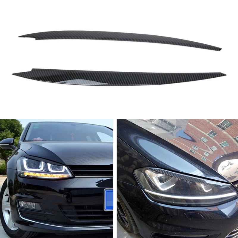 For Volkswagen VW Golf 7 MK7 GTI Car Headlight Trim Lamp Eyebrow Head Light Eyelid Cover Trim Eyebrows Stickers Carbon Fiber
For Volkswagen VW Golf 7 MK7 GTI Car Headlight Trim Lamp Eyebrow Head Light Eyelid Cover Trim Eyebrows Stickers Carbon Fiber