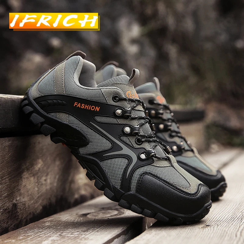 Spring Hiking Shoes Men Breathable Mens Mountain Trainers Brand Designer Rock Climbing Shoes Man Rubber Sole Trekking Sneakers
Spring Hiking Shoes Men Breathable Mens Mountain Trainers Brand Designer Rock Climbing Shoes Man Rubber Sole Trekking Sneakers