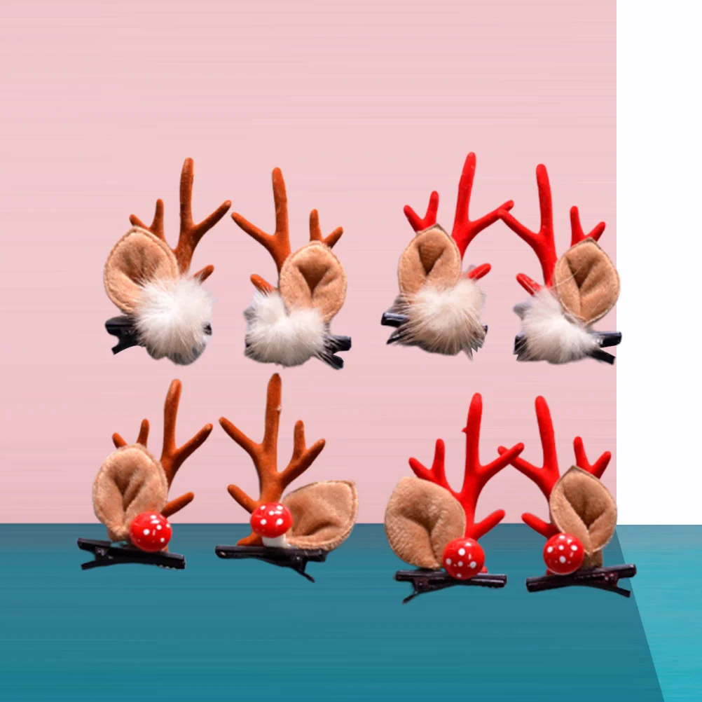 4 Pairs Reindeer Hair Clip Antlers Hairpins Christmas Hair Clip for Christmas Holiday for and
4 Pairs Reindeer Hair Clip Antlers Hairpins Christmas Hair Clip for Christmas Holiday for and