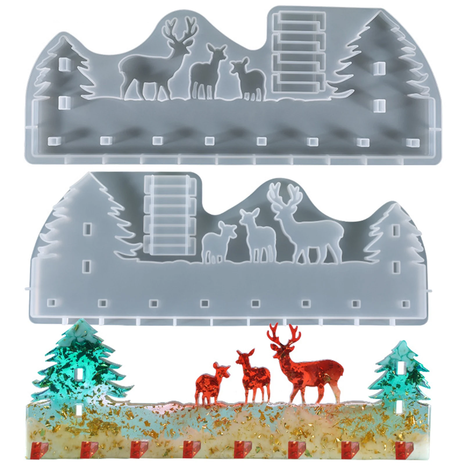 Key Holder Molds Trees Elks DIY Key Hanger Moulds With 8 Hooks Epoxy Resin Key Holder Silicone Molds For Door Home Wall Decor
Key Holder Molds Trees Elks DIY Key Hanger Moulds With 8 Hooks Epoxy Resin Key Holder Silicone Molds For Door Home Wall Decor