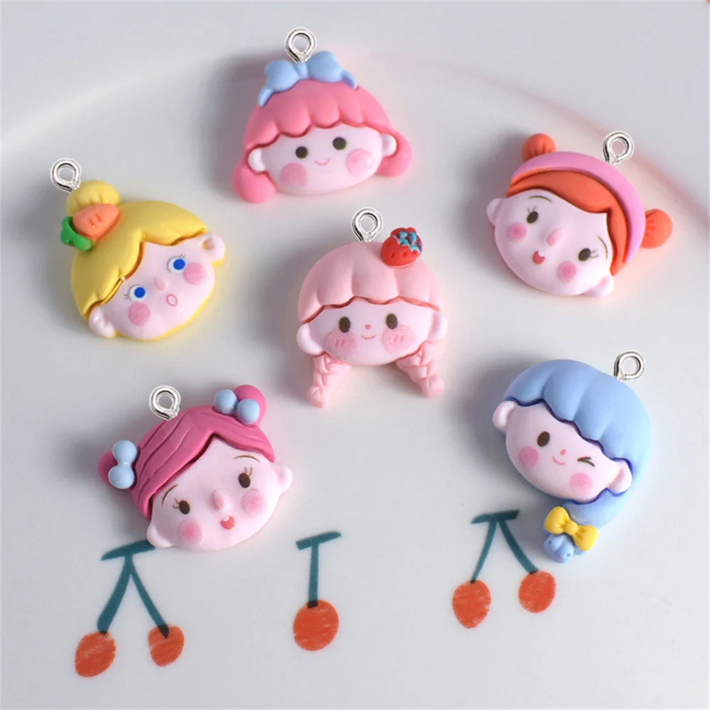 10Pcs Cartoon Mini Girl Resin Charms Fashion Bag Ornament Accessories Earring Key Chain Necklace Pendant Jewelry Findings Making
10Pcs Cartoon Mini Girl Resin Charms Fashion Bag Ornament Accessories Earring Key Chain Necklace Pendant Jewelry Findings Making
