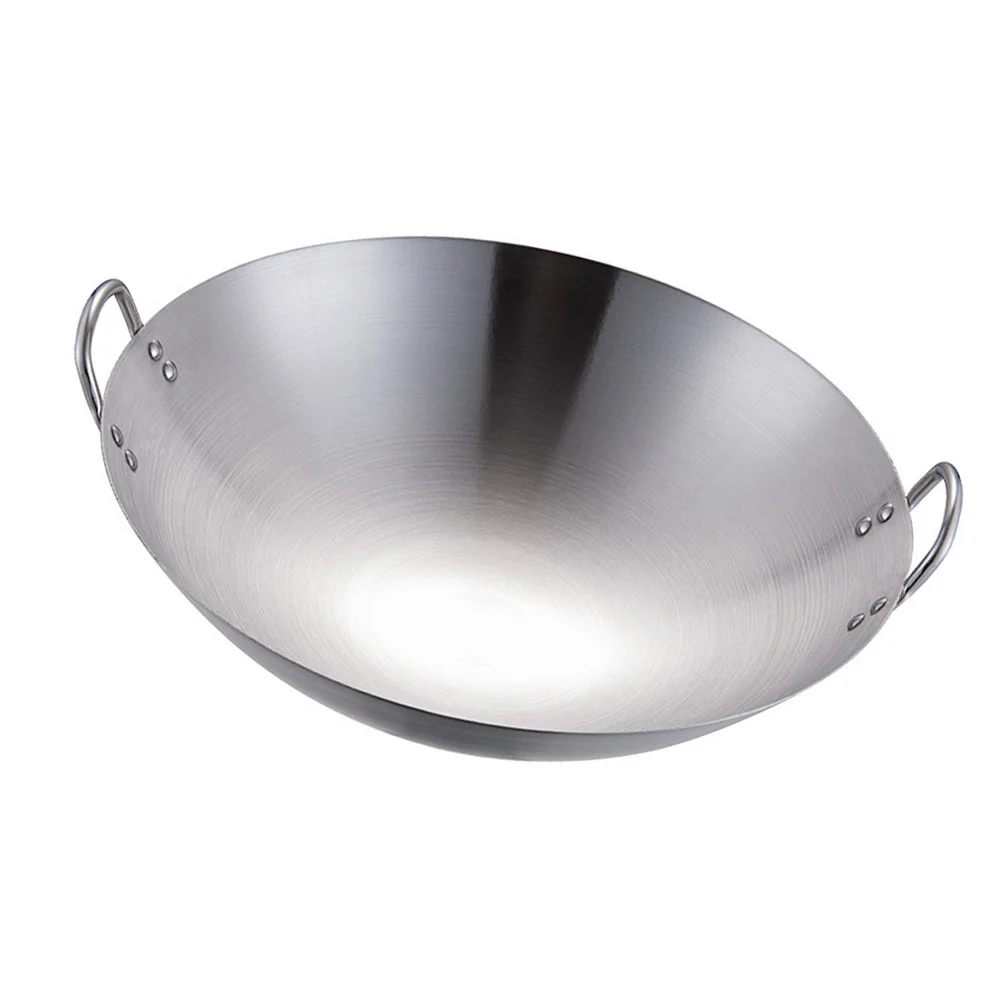 Wok Pan Steel Fry Stir Cooking Stainless Chinese Frying Pot Iron Handle Bottom Cast Skillet Round Kitchen Deep Carbon Nonstick
Wok Pan Steel Fry Stir Cooking Stainless Chinese Frying Pot Iron Handle Bottom Cast Skillet Round Kitchen Deep Carbon Nonstick