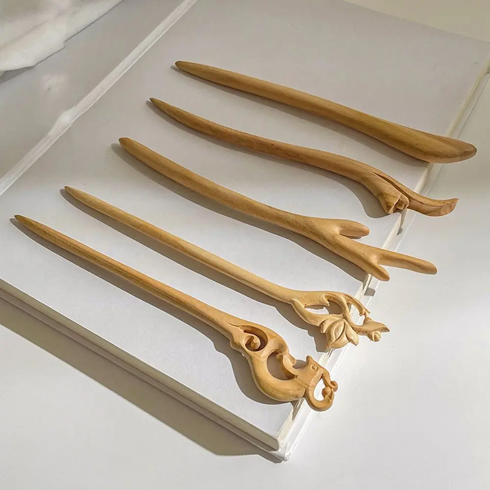 Temperament Vintage Hanfu Ancient Elegant Wood Chinese Style Hairpin Hair Ornament Hair Stick Women Hair Fork
Temperament Vintage Hanfu Ancient Elegant Wood Chinese Style Hairpin Hair Ornament Hair Stick Women Hair Fork