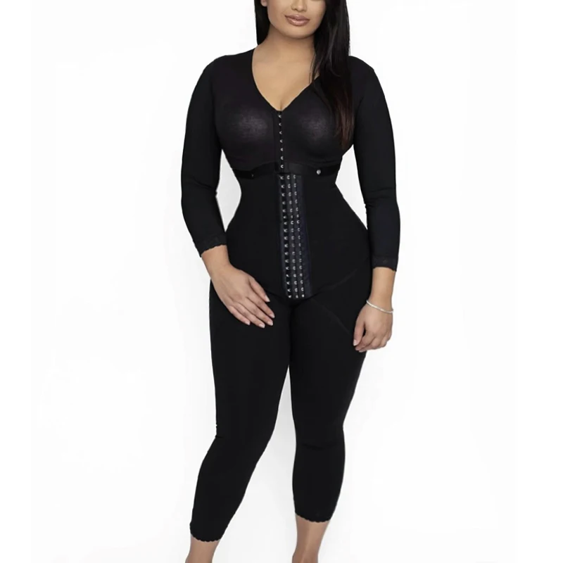 Women Bodysuit PostpartumTummy Fajas Control Shapewear Long Sleeve Full Body Faja With Bra
Women Bodysuit PostpartumTummy Fajas Control Shapewear Long Sleeve Full Body Faja With Bra
