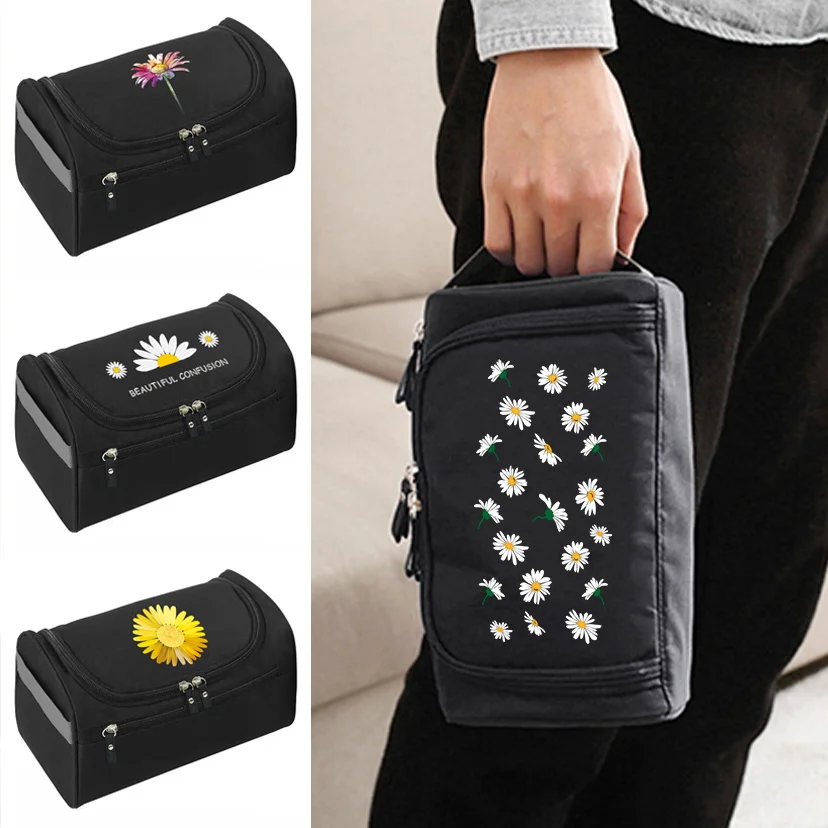 Women Cosmetic Bag Zipper Wash Bags Daisy Pattern Makeup Bag Beauty Case Make Up Organizer Kits Men Travel Storage Wash Pouch
Women Cosmetic Bag Zipper Wash Bags Daisy Pattern Makeup Bag Beauty Case Make Up Organizer Kits Men Travel Storage Wash Pouch