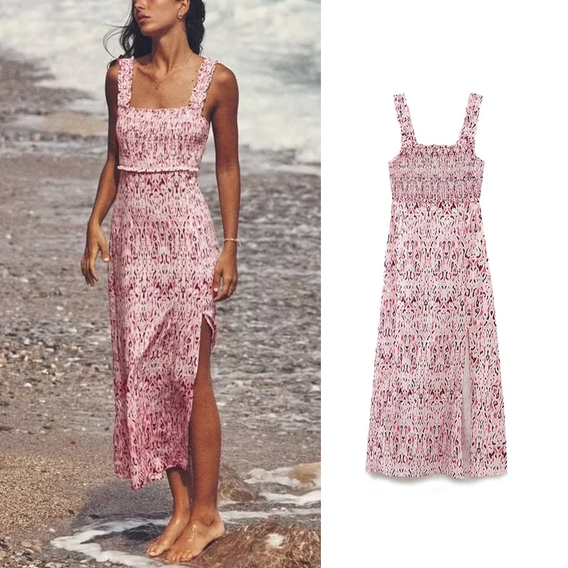 Traf ZR Summer Dresses for Women 2023 Woman New Midi Dresses Chic and Elegant Women's Summer Sundresses Beach Y2k Female Dress
Traf ZR Summer Dresses for Women 2023 Woman New Midi Dresses Chic and Elegant Women's Summer Sundresses Beach Y2k Female Dress