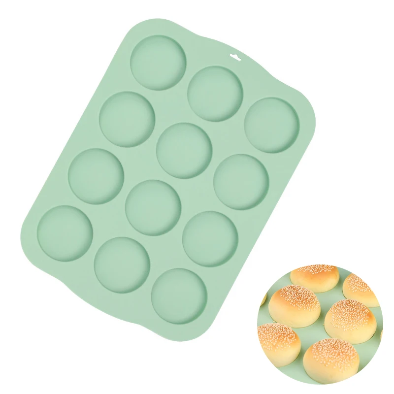 12 Grids Silicone Cake Mold Round Pan Non Stick Bottom Pudding Mold Hamburger Baking Tools DIY Baking Tray Dessert Making Tools 
12 Grids Silicone Cake Mold Round Pan Non Stick Bottom Pudding Mold Hamburger Baking Tools DIY Baking Tray Dessert Making Tools