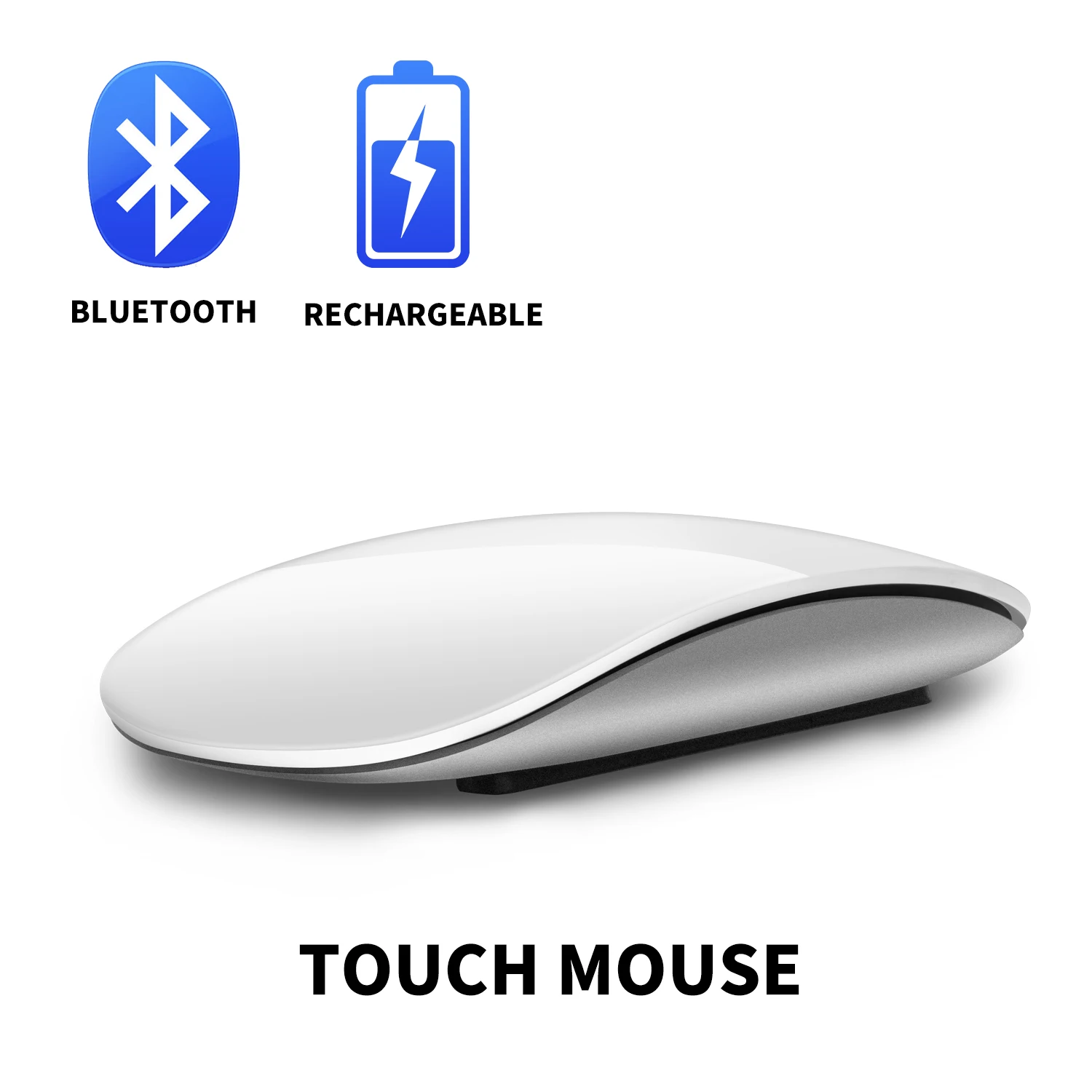 Bluetooth USB Беспроводная мышь Magic 2 бесшумный лазерный эргономичный дизайн сенсорный