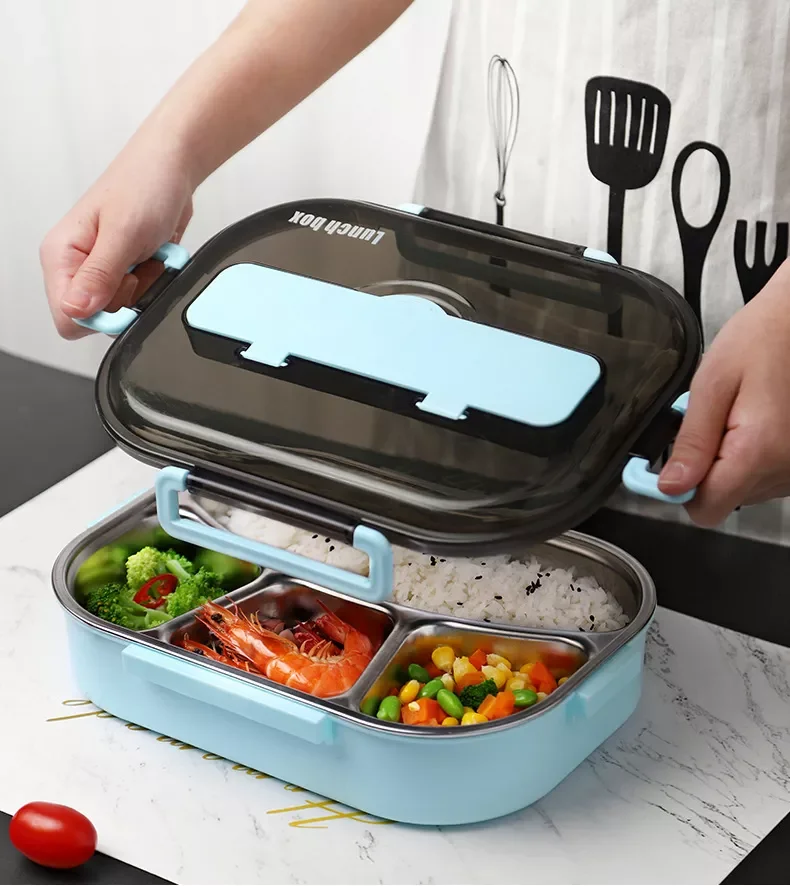 304 Stainless Steel 4 Grid Thermal Lunch Box Leakproof Bento Box Microwave Boxs for Work Picnic Food Warm Keeping Storage Boxes
304 Stainless Steel 4 Grid Thermal Lunch Box Leakproof Bento Box Microwave Boxs for Work Picnic Food Warm Keeping Storage Boxes