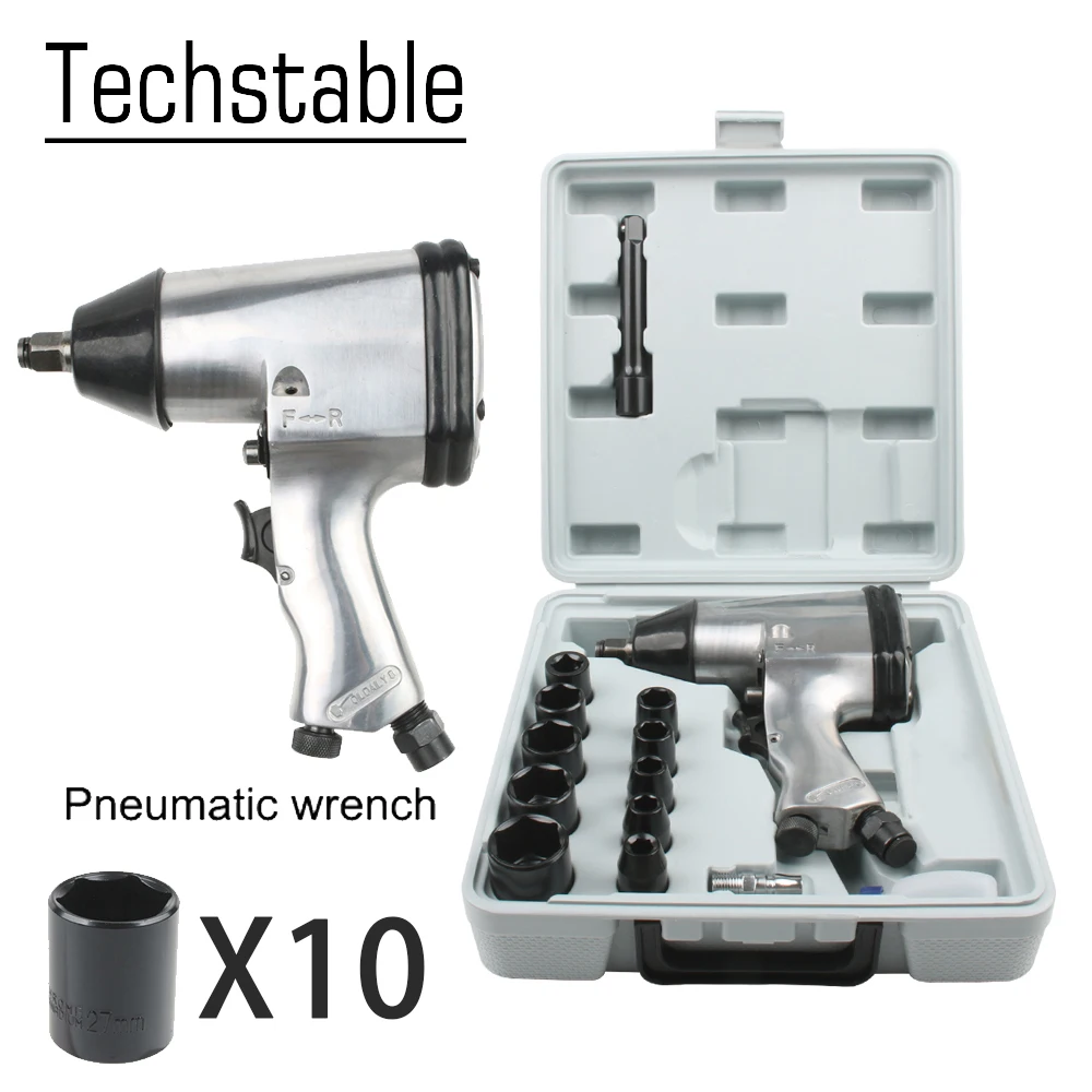 1/2" Professional Pneumatic Wrench Air Impact Tool Repairing Cast High Torque Nut Sleeves Pneumatic Power Tools
1/2" Professional Pneumatic Wrench Air Impact Tool Repairing Cast High Torque Nut Sleeves Pneumatic Power Tools