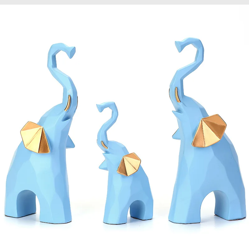3PCS Nordic Macaron Fashion Creative Geometric Resin Elephant Ornaments Office Living Room Study Entrance Bedroom Decorations
3PCS Nordic Macaron Fashion Creative Geometric Resin Elephant Ornaments Office Living Room Study Entrance Bedroom Decorations