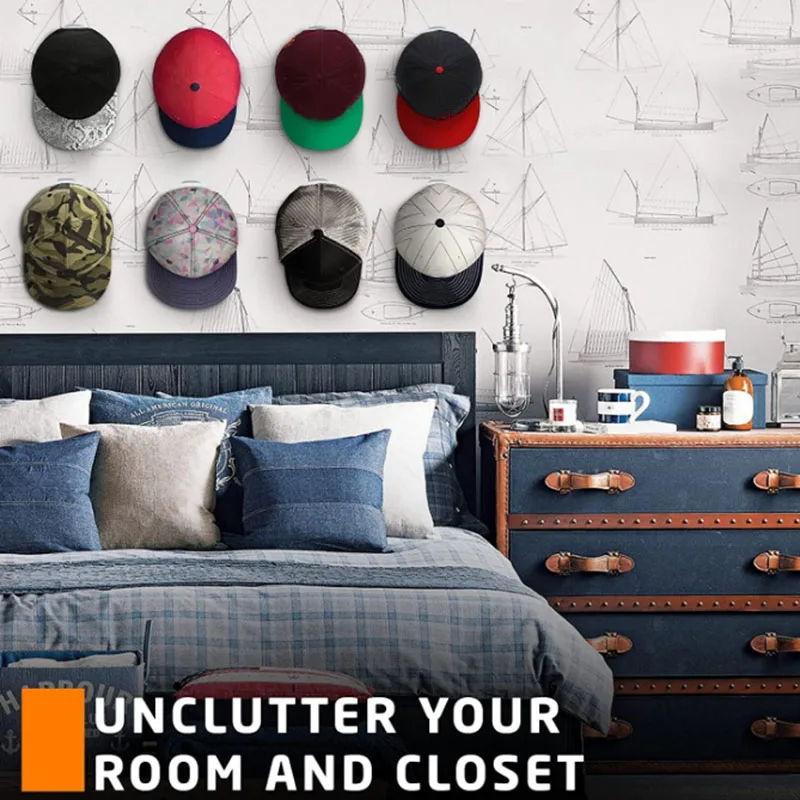 Wall Mount Hat Hook Punch-Free Adhesive Baseball Cap Holder for Home Bedroom Adhesive Home Bedroom Dropshipping
Wall Mount Hat Hook Punch-Free Adhesive Baseball Cap Holder for Home Bedroom Adhesive Home Bedroom Dropshipping