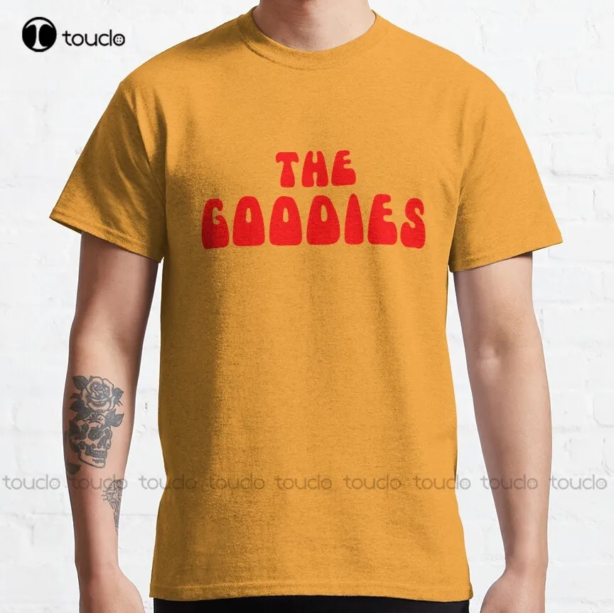 Классическая футболка The Goodies, хлопковые рубашки для женщин и мужчин, индивидуальная футболка для подростков, унисекс, футболка с цифровой п...
Классическая футболка The Goodies, хлопковые рубашки для женщин и мужчин, индивидуальная футболка для подростков, унисекс, футболка с цифровой п...