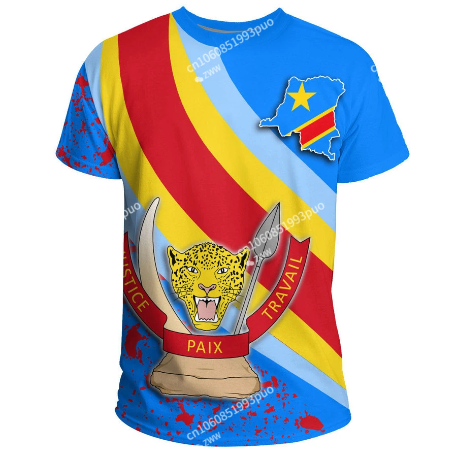 Democratic Republic of Congo Country Flag 3d Printed High Quality T Shirt Summer Casual Short Sleeve Round Neck Men Ladies Casua
Democratic Republic of Congo Country Flag 3d Printed High Quality T Shirt Summer Casual Short Sleeve Round Neck Men Ladies Casua