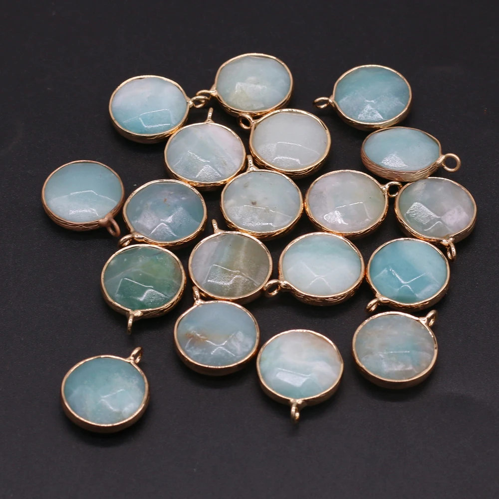 Wholesale10PCS Natural Stones Amazonite Round Pendant For Jewelry Making DIY Necklace Earring Accessories Charm Gift
Wholesale10PCS Natural Stones Amazonite Round Pendant For Jewelry Making DIY Necklace Earring Accessories Charm Gift