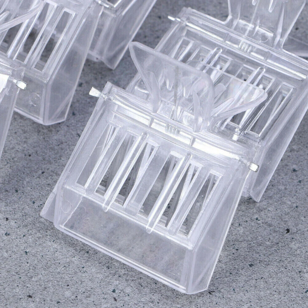 The Frame Catcher Clip Queen Bee Cage 6.6*5.1*4.8cm Catcher Metal Plastic Transparent Equip Isolation Room 5pcs
The Frame Catcher Clip Queen Bee Cage 6.6*5.1*4.8cm Catcher Metal Plastic Transparent Equip Isolation Room 5pcs
