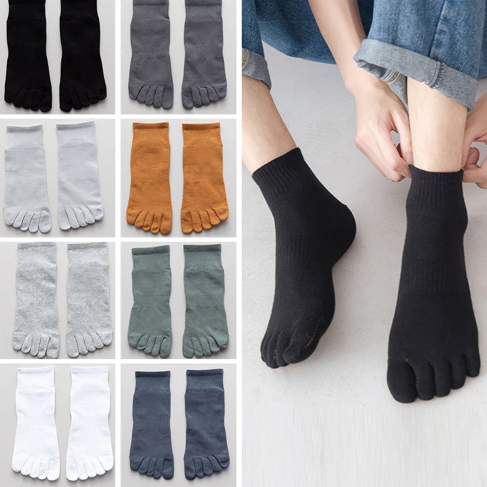 Unisex Toe Socks Men And Women Five Fingers Sock Breathable Cotton Socks Sports Running Solid Color Black White Grey Happy Soks
Unisex Toe Socks Men And Women Five Fingers Sock Breathable Cotton Socks Sports Running Solid Color Black White Grey Happy Soks