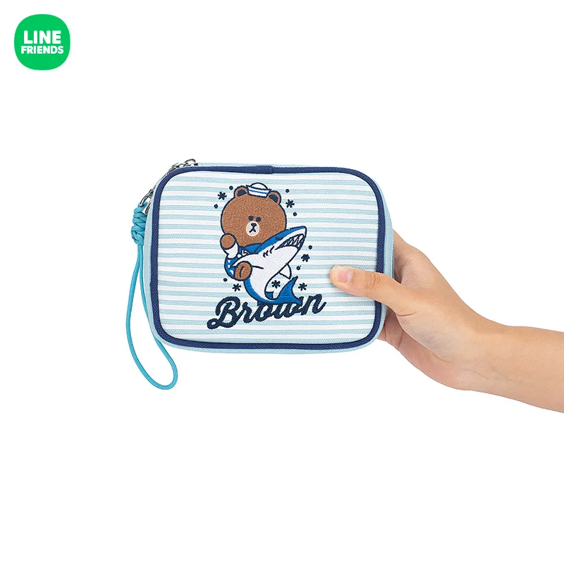 Линия друзей коричневый полосатый синий мультяшный клатч сумка Портативная сумка для хранения косметичка милая фотография подарок для дев...
Линия друзей коричневый полосатый синий мультяшный клатч сумка Портативная сумка для хранения косметичка милая фотография подарок для дев...