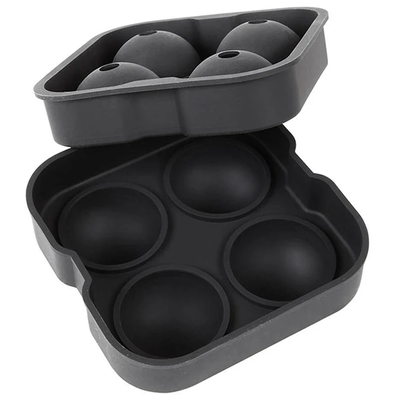 Silicone Sphere Ice Ball Maker With Lid & Cool Black Round Ice Molds For Drink, Juice, For Whiskey, Vodka, Cocktails
Silicone Sphere Ice Ball Maker With Lid & Cool Black Round Ice Molds For Drink, Juice, For Whiskey, Vodka, Cocktails