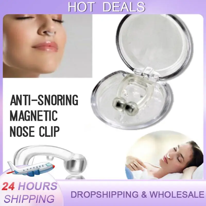 100/200 Pcs Anti Snore Nose Clips Soft Silicone Reusable Comfortable Snoring Magnetic Aid Breathing Nose Clip With Case
100/200 Pcs Anti Snore Nose Clips Soft Silicone Reusable Comfortable Snoring Magnetic Aid Breathing Nose Clip With Case