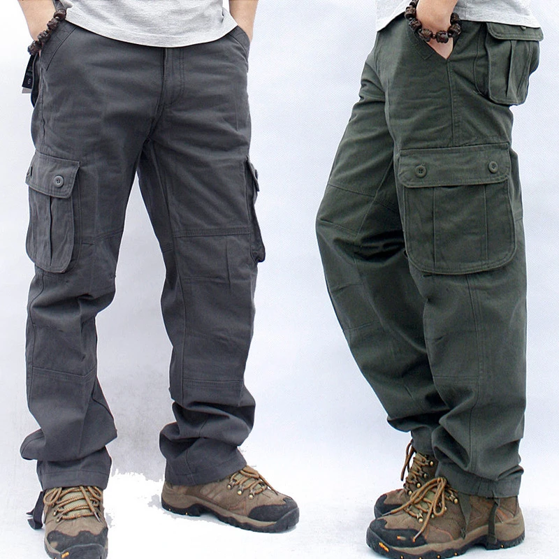 Cargo Pants Men Military Work Overalls Loose Straight Tactical Trousers Multi-Pocket Baggy Casual Cotton Army Slacks Pants 44
Cargo Pants Men Military Work Overalls Loose Straight Tactical Trousers Multi-Pocket Baggy Casual Cotton Army Slacks Pants 44
