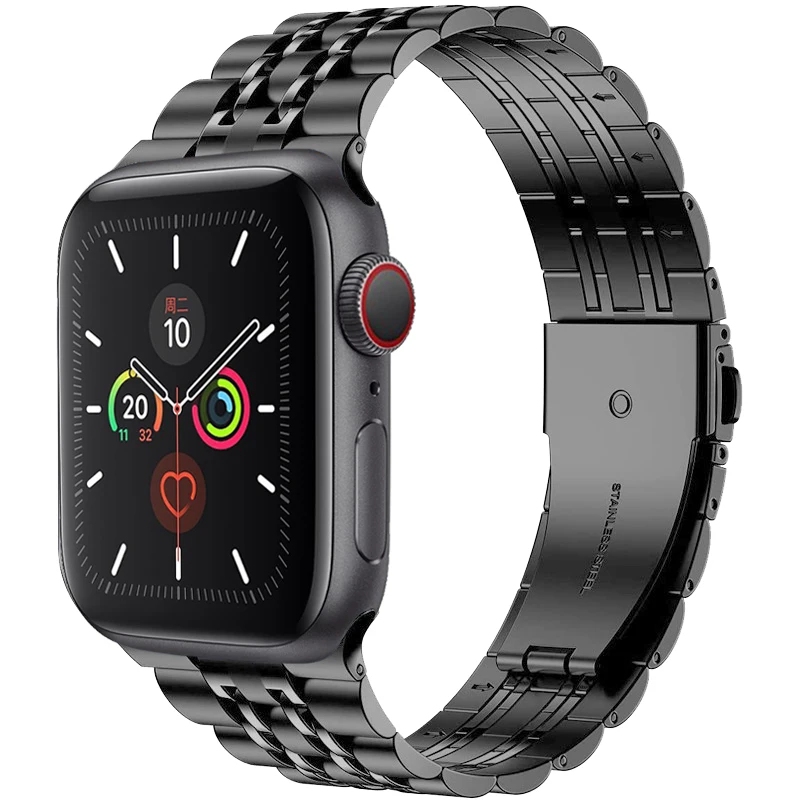 Stainless Steel Band For Apple Watch 44/ 40mm 45/41mm 42mm Fashion bands Metal Link Bracelet Strap for IWatch Series 7 6 SE 5 4
Stainless Steel Band For Apple Watch 44/ 40mm 45/41mm 42mm Fashion bands Metal Link Bracelet Strap for IWatch Series 7 6 SE 5 4