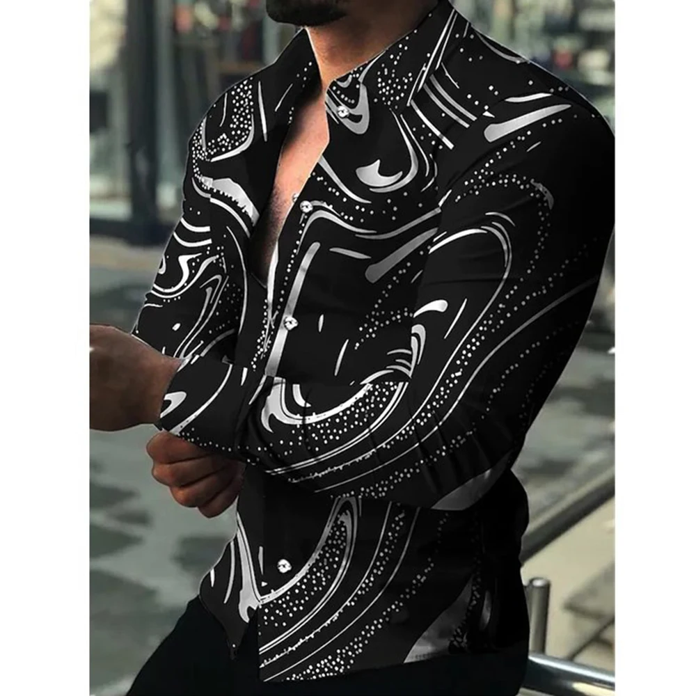 Long Sleeve Shirt Long M-2XL Men New Newest Nice Polyester Printed Shirt Sleeve Slim Button T Causal Practicals
Long Sleeve Shirt Long M-2XL Men New Newest Nice Polyester Printed Shirt Sleeve Slim Button T Causal Practicals