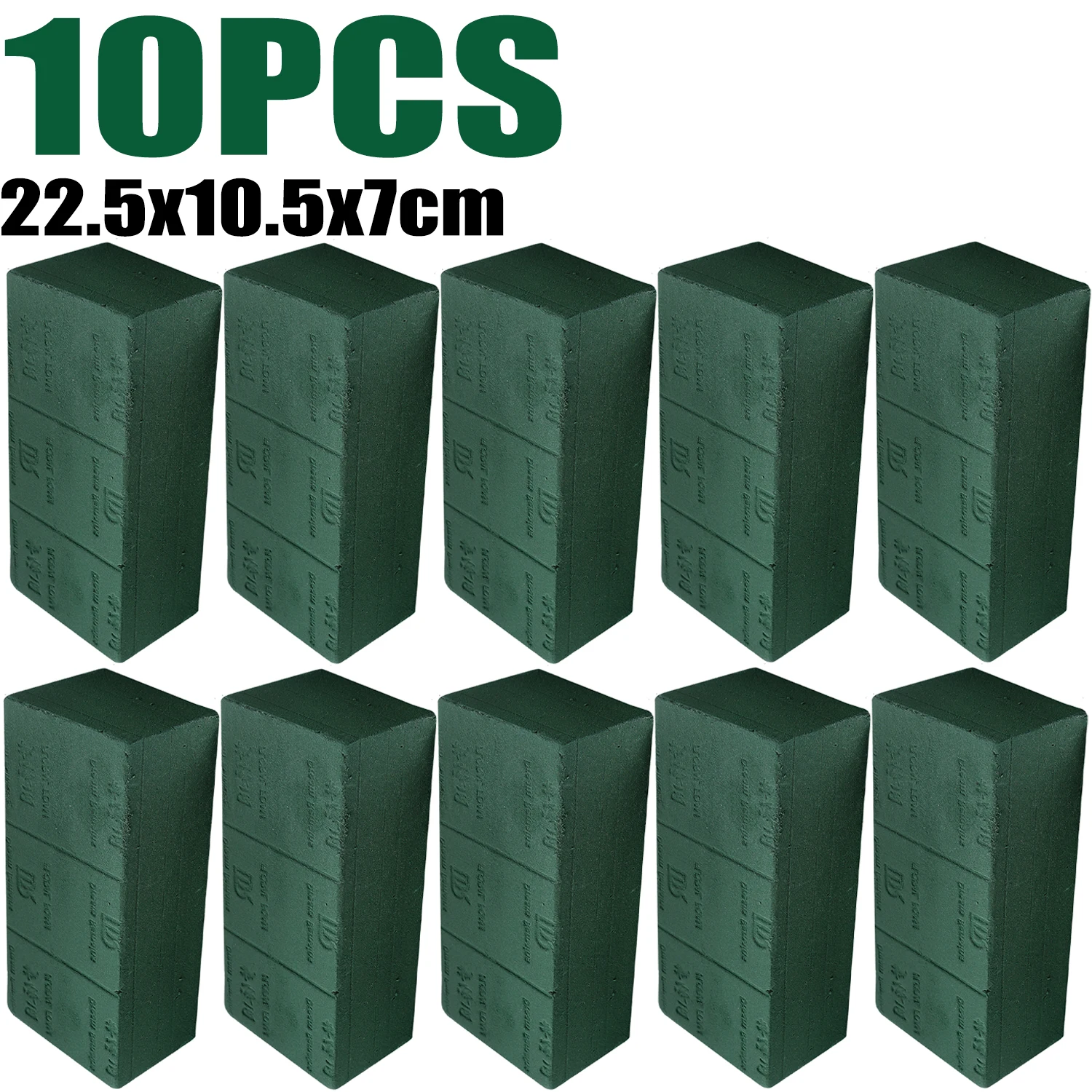 Зеленый пенопластовый кирпич для цветов 10 шт.
Зеленый пенопластовый кирпич для цветов 10 шт.