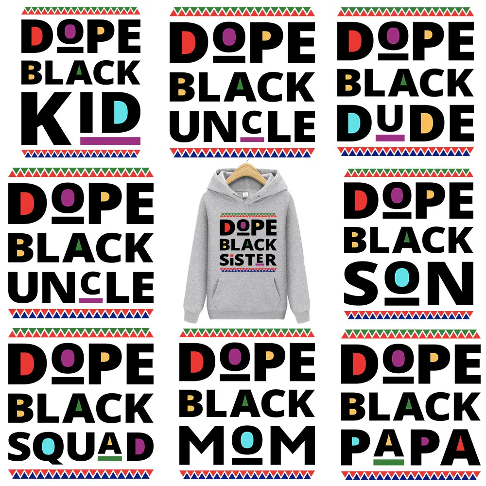 Dope Black Family Heat Transfers Mum Papa Iron On Patches For Clothing Stickers Patch On Clothes Transferprinting Thermal Decals
Dope Black Family Heat Transfers Mum Papa Iron On Patches For Clothing Stickers Patch On Clothes Transferprinting Thermal Decals